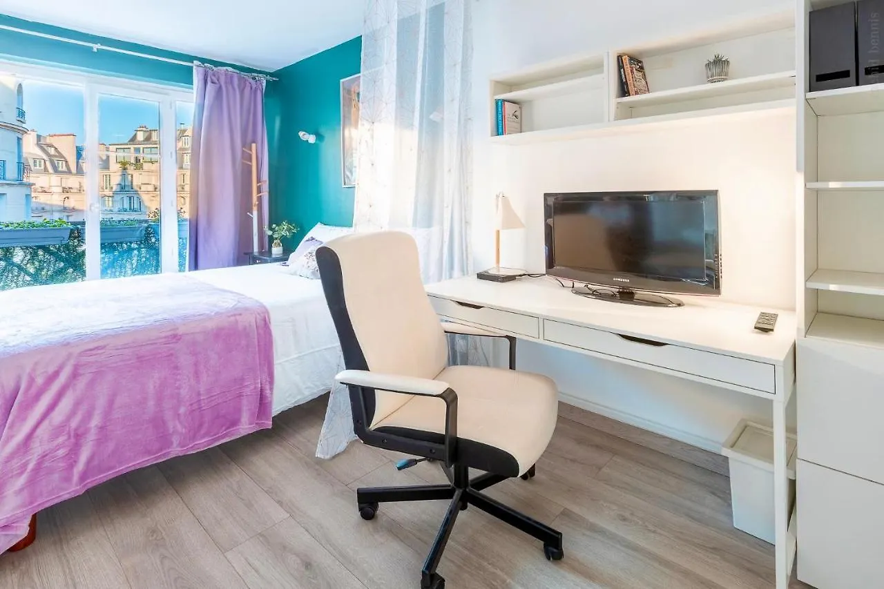 Charmant Studio Paris 17E Pres De Palais De Congres Et Porte Maillot Франция